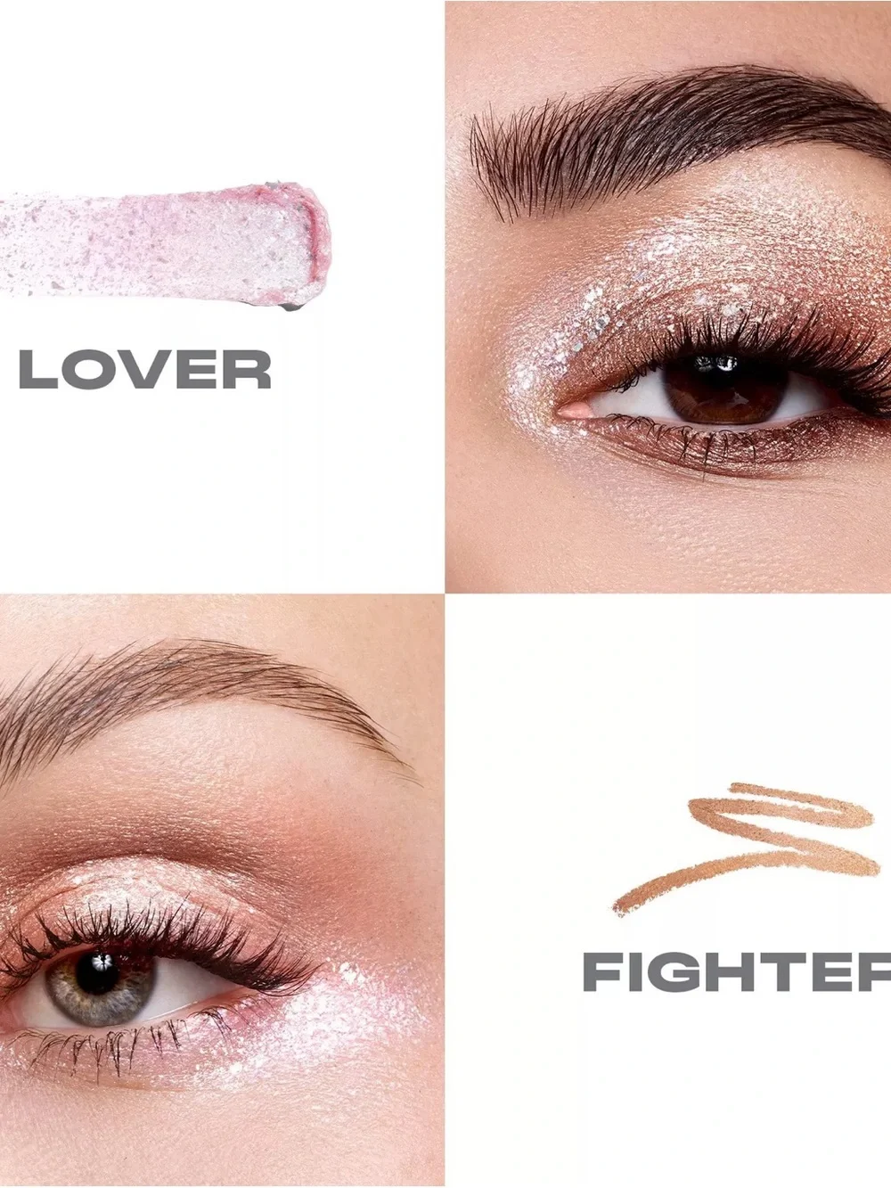 Morphe Mixed Signals Dual Ended Cream & Liquid Shadow Stick- Lover/ Fighter